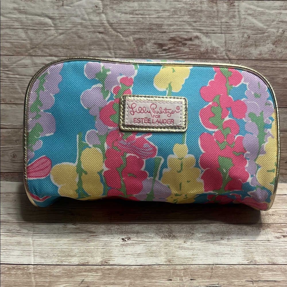 COPY Lilly Pulitzer Colorful Floral Pouch